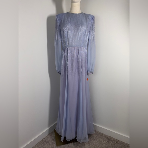 Victoria Royal Ltd Dresses & Skirts - RARE VINTAGE 1960s VICTORIA ROYAL LTD.  silk organza beaded evening GOWN